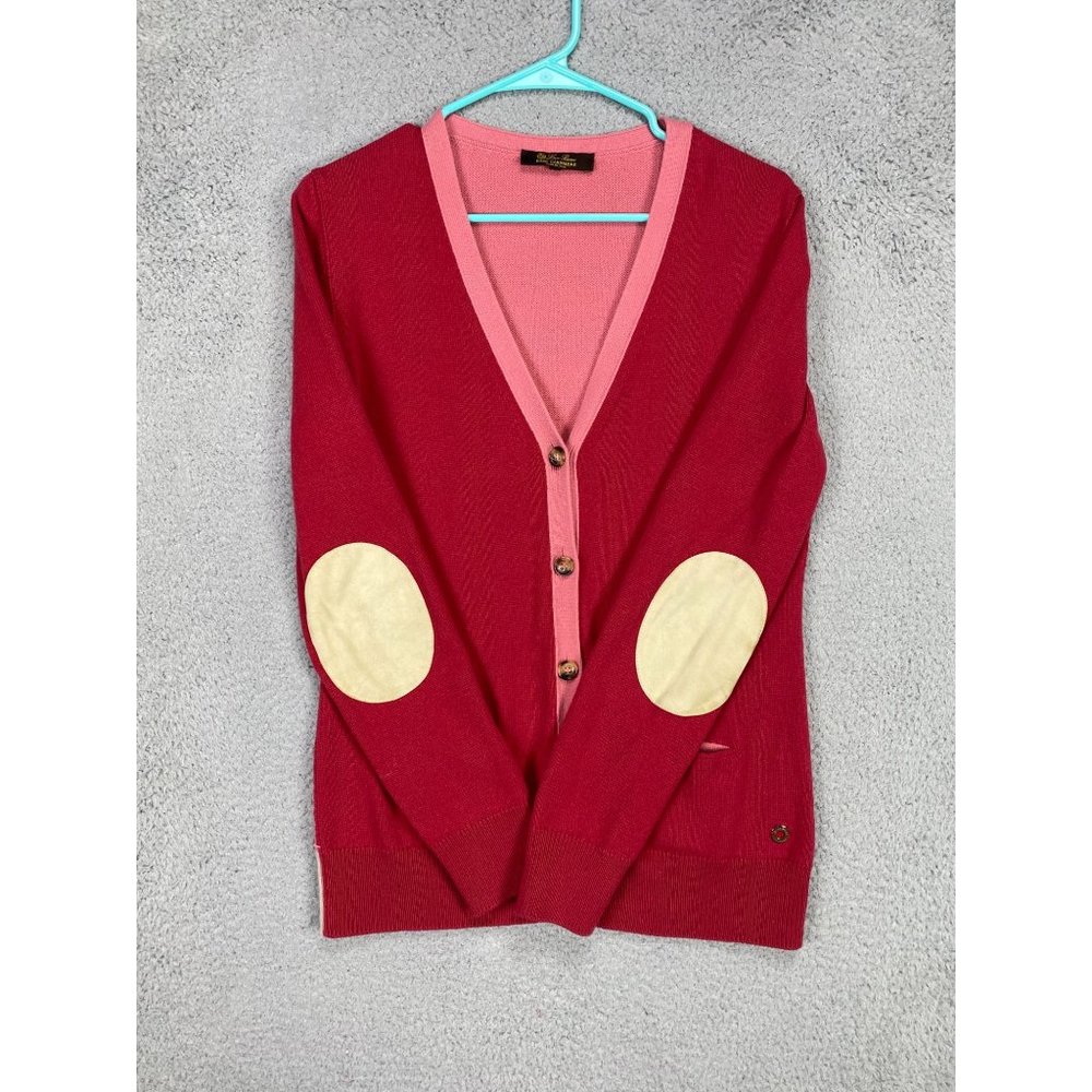 Loro Piana Red and Pink Cardigan
